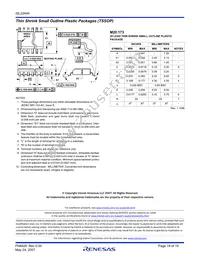 ISL22444TFR20Z-TK Datasheet Page 19