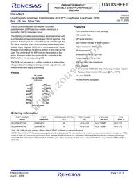 ISL22449UFV14Z-TK Datasheet Cover