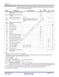 ISL22449UFV14Z-TK Datasheet Page 5