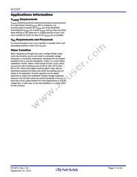 ISL23325UFVZ Datasheet Page 17