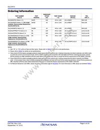 ISL23415WFRUZ-T7A Datasheet Page 3