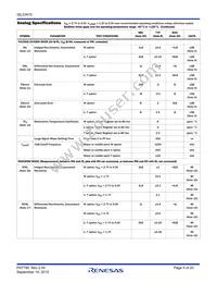 ISL23415WFRUZ-T7A Datasheet Page 5