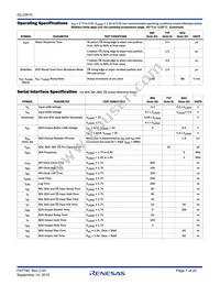 ISL23415WFRUZ-T7A Datasheet Page 7