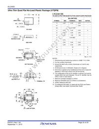 ISL23425UFVZ Datasheet Page 20