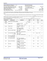 ISL24010IVZ-T Datasheet Page 3