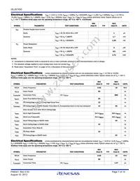 ISL267450IUZ-T Datasheet Page 7