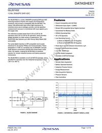 ISL267452IHZ-T Datasheet Cover