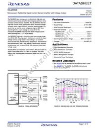 ISL28005FH50Z-T7 Datasheet Cover