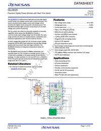 ISL28025FI60Z-T Datasheet Cover