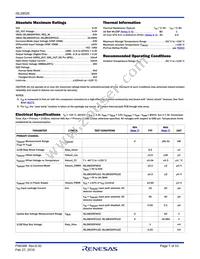 ISL28025FR12Z-T7A Datasheet Page 7