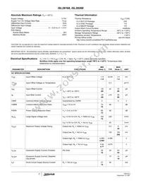 ISL28168FHZ-T7 Datasheet Page 2