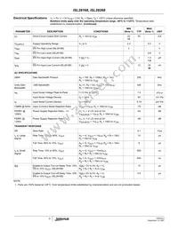 ISL28168FHZ-T7 Datasheet Page 3