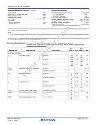 ISL28176FBZ Datasheet Page 3