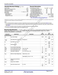 ISL28190FRUZ-T7 Datasheet Page 5