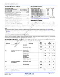 ISL28208FUZ-T7A Datasheet Page 6