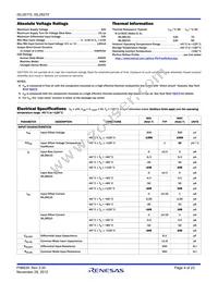 ISL28210FBZ Datasheet Page 4