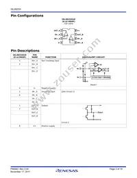 ISL28233IUZ-T7 Datasheet Page 3