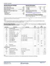 ISL28345FBZ-T7 Datasheet Page 4