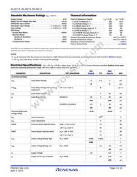 ISL28413FVZ-T7 Datasheet Page 4