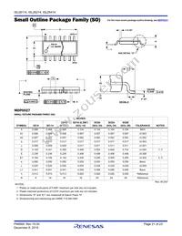 ISL28414FBZ Datasheet Page 21