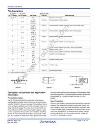 ISL28474FAZ Datasheet Page 15