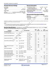 ISL32610EFHZ-T Datasheet Page 4