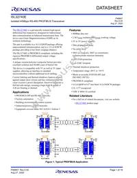 ISL32740EFBZ-T7A Datasheet Cover