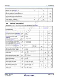 ISL32740EFBZ-T7A Datasheet Page 6