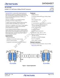 ISL32743EIBZ-T7A Datasheet Cover