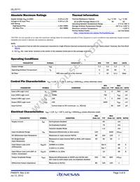 ISL35111DRZ-T7 Datasheet Page 3