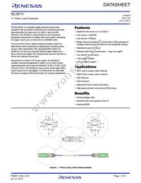 ISL36111DRZ-TS Datasheet Cover