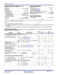 ISL41387IRZ-T Datasheet Page 7