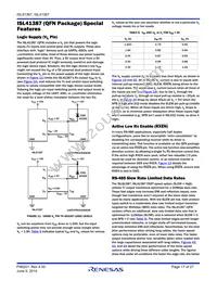 ISL41387IRZ-T Datasheet Page 17