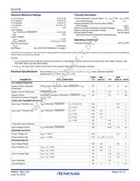 ISL4270EIR-T Datasheet Page 4