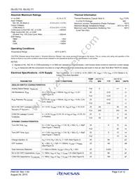 ISL43L111IH-T Datasheet Page 3
