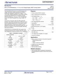 ISL43L210IH-T Datasheet Cover