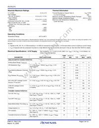 ISL43L210IH-T Datasheet Page 3