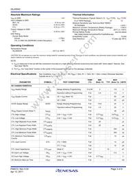 ISL45042IR-T Datasheet Page 3