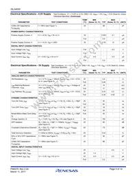 ISL54059IRUZ-T Datasheet Page 5