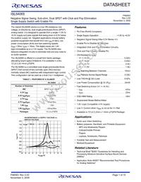 ISL54065IRUZ-T Datasheet Cover