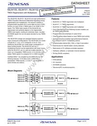 ISL54100CQZ Datasheet Cover