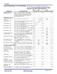 ISL54206AIRTZ-T Datasheet Page 5