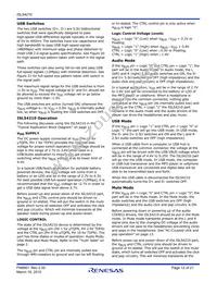 ISL54210IRUZ-T Datasheet Page 12