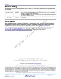 ISL54224IRUZ-T7A Datasheet Page 16