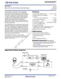 ISL54406IRTZ-T Datasheet Cover