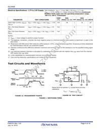 ISL54406IRTZ-T Datasheet Page 6