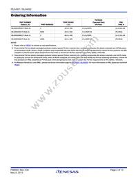 ISL54501IRUZ-T Datasheet Page 2