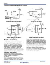 ISL54503IRUZ-T Datasheet Page 7