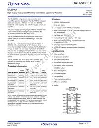 ISL55004IB-T7 Datasheet Cover
