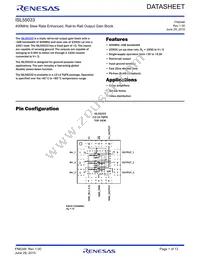 ISL55033IRTZ Datasheet Cover